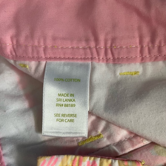 Lilly Pulitzer Buttercup Women’s Shorts. Salmon pink floral. Size 4. 100% cotton - Picture 10 of 14